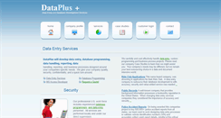Desktop Screenshot of dataplus-svc.com