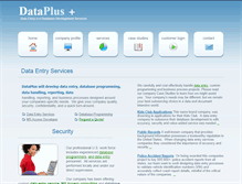 Tablet Screenshot of dataplus-svc.com